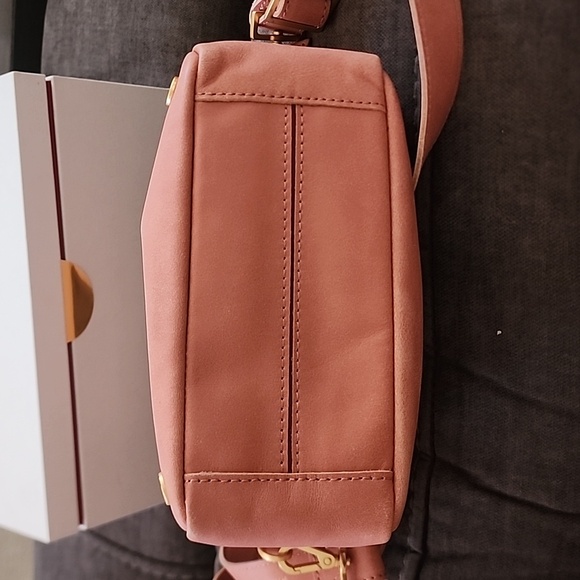 Hammitt Pink Crossbody Bag with Gold Accents - Picture 13 of 15